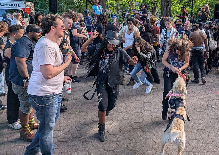 In photos: Afro-punk mash up in Tompkins Square Park, New York City
