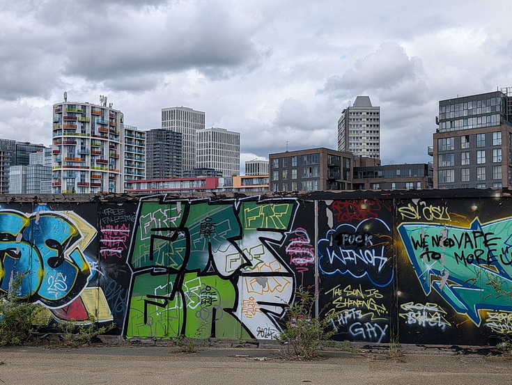 A walk around the V&A East Museum and Olympic Park, east London - picture gallery