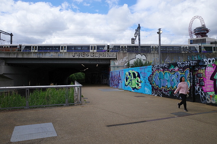 A walk around the V&A East Museum and Olympic Park, east London - picture gallery
