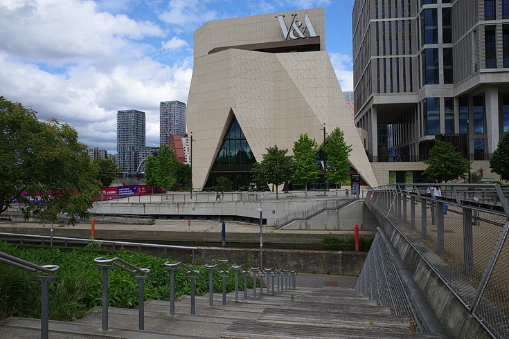 A walk around the V&A East Museum and Olympic Park, east London - picture gallery