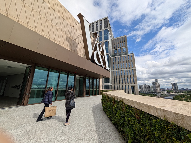 A walk around the V&A East Museum and Olympic Park, east London - picture gallery