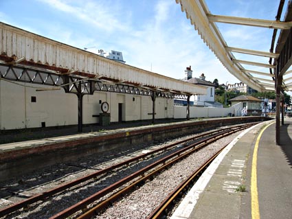 Folkestone Harbour railway station, Folkestone, Kent, England, UK