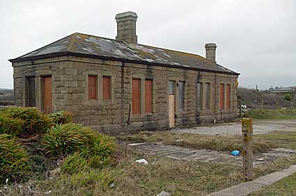 Marazion railway station, near Penzance, Cornwall