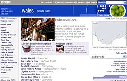 Example of good website navigation