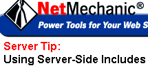 Using server side includes to update your website's navigation
