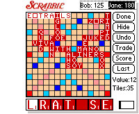 Scrabble for Palm/Pocket PC by Handmark