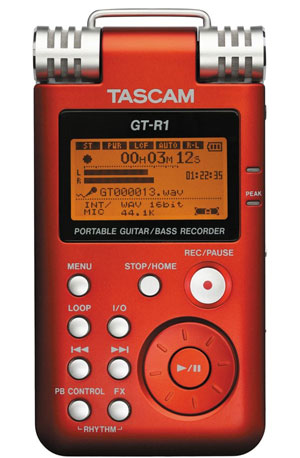 Tascam GT-R1 Portable Guitar/Bass Recorder Announced