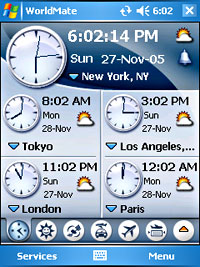 WorldMate 2006 Travel App For Pocket PC Users