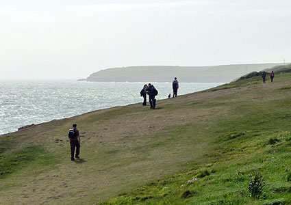 South West Coast path walk, past Anvil Point, Blackers Hole and Dancing Ledge  Dorset, May 2009 - photos, feature and comment - photos, feature and comment