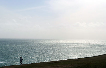 South West Coast path walk, past Anvil Point, Blackers Hole and Dancing Ledge  Dorset, May 2009 - photos, feature and comment - photos, feature and comment