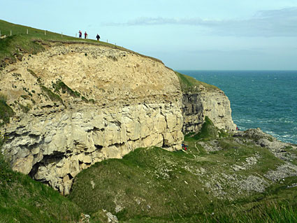 South West Coast path walk, past Anvil Point, Blackers Hole and Dancing Ledge  Dorset, May 2009 - photos, feature and comment - photos, feature and comment
