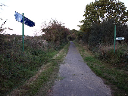 Watling Chase Timberland Trail, an 11 mile walk from Borehamwood towards St Albans, Hertfordshire